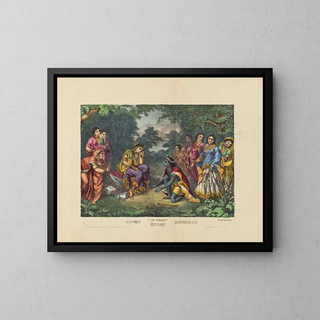 Manbhajan - Calcutta Art Studio — oprawiony obraz na ścianie
