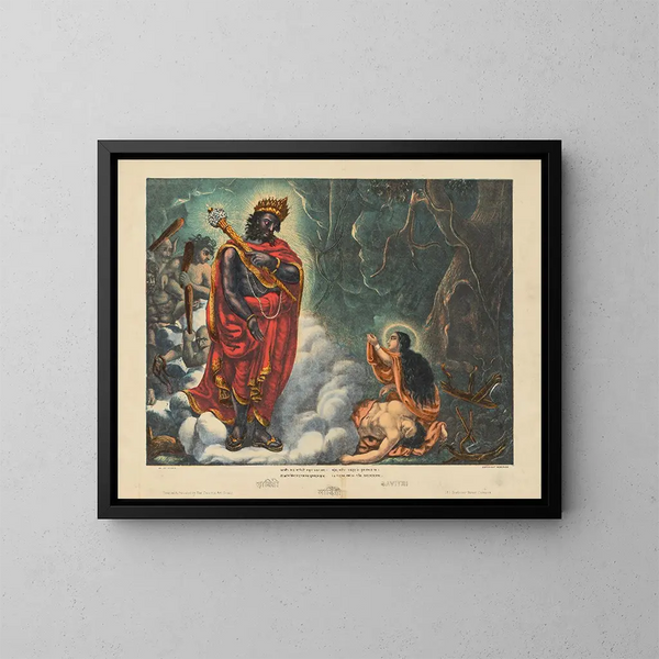 Savitri - Calcutta Art Studio — oprawiony obraz na ścianie