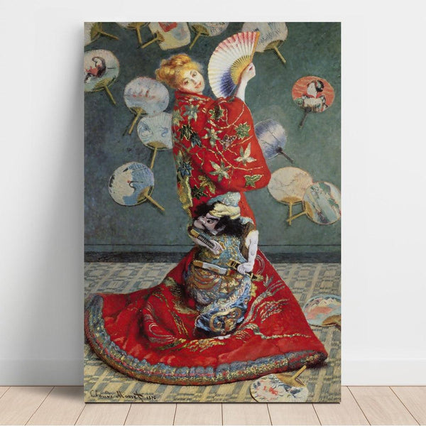 Reprodukcja obrazu Camille Monet w stroju japońskim - Claude Monet