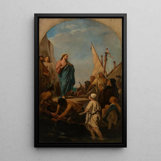 Reprodukcja obrazu Le Christ prêchant - Camille Chazal