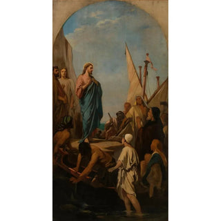 Reprodukcja obrazu Le Christ prêchant - Camille Chazal