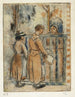 Kobiety żebrzące - Camille Pissarro — widok dzieła