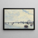 Most Charing Cross, Londyn - Camille Pissarro — oprawiony obraz na ścianie