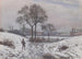 Myśliwy zimą pejzaż Norwood - Camille Pissarro — widok dzieła