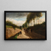 Chemin creux environs de Chailly - Camille Pissarro — oprawiony obraz na ścianie