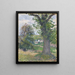 Cisy w Osny - Camille Pissarro — oprawiony obraz na ścianie