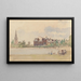 Les Jardins de Kensington, Londyn - Camille Pissarro — oprawiony obraz na ścianie
