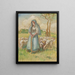 Le Berger - Camille Pissarro — oprawiony obraz na ścianie