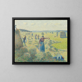 Żniwa - Camille Pissarro — oprawiony obraz na ścianie