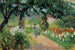 L'Allée du jardin d'Éragny - Camille Pissarro — widok dzieła