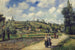 Pejzaż w pobliżu Pontoise, Droga do Auvers - Camille Pissarro — widok dzieła