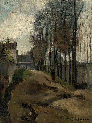 Camille Pissarro - Le Chemin paysage hivernal.webp