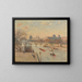 Le Louvre - Camille Pissarro — oprawiony obraz na ścianie