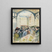 Les Halles centrales le marché aux légumes - Camille Pissarro — oprawiony obraz na ścianie