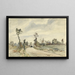 Louveciennes Route de Saint-Germain - Camille Pissarro — oprawiony obraz na ścianie