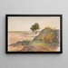 pejzażowy w Éragny - Camille Pissarro — oprawiony obraz na ścianie