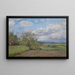 pejzaż z krową - Camille Pissarro — oprawiony obraz na ścianie