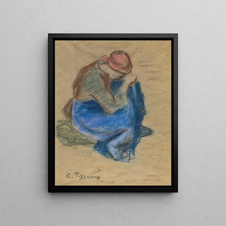Camille Pissarro - Paysanne accroupie.webp