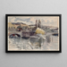 Most Corneille w Rouen - Camille Pissarro — oprawiony obraz na ścianie