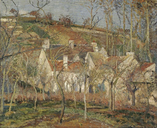 Camille Pissarro - Red roofs corner of a village winter.webp