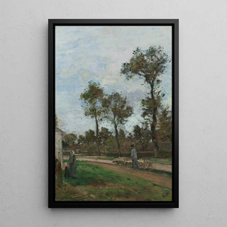 Reprodukcja obrazu Droga do Louveciennes - Camille Pissarro