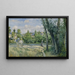 Światło słońca na drodze, Pontoise - Camille Pissarro — oprawiony obraz na ścianie