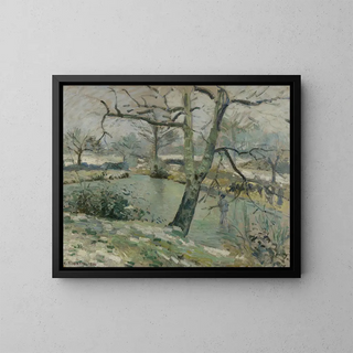 Camille Pissarro - The Pond at Montfoucault Effect of Winter.webp