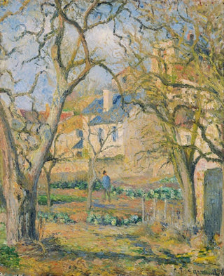 Ogród warzywny - Camille Pissarro — widok dzieła