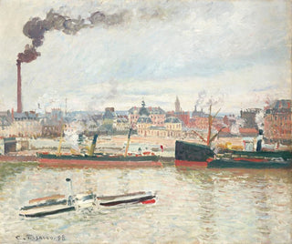 Camille Pissarro - Vue sur la gare dOrlans SaintSever Rouen.webp