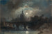 Widok na Miasto w Nocy - Camille Roqueplan — widok dzieła