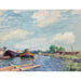 Reprodukcja obrazu Kanał Loing w Saint-Mammès - Alfred Sisley
