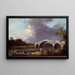 Widok na most Walton - Canaletto — oprawiony obraz na ścianie