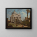 Un caprice avec l'église du Rédempteur - Canaletto — oprawiony obraz na ścianie