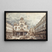 Campo San Giacomo di Rialto w Wenecji - Canaletto — oprawiony obraz na ścianie