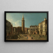 Campo Sant'Angelo Venise - Canaletto — oprawiony obraz na ścianie
