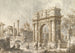 Caprice z łukiem triumfalnym rzymskim - Canaletto — widok dzieła