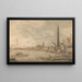 La ville de Westminster depuis près de la porte d'eau de York - Canaletto — oprawiony obraz na ścianie
