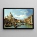 L'Entrée du Grand Canal Venise - Canaletto — oprawiony obraz na ścianie