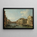 Le Grand Canal à Venise, vue vers le sud-est de San Stae aux Fabbriche Nuove de Rialto - Canaletto — oprawiony obraz na ścianie