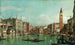 Le Grand Canal, Wenecja, patrzący na południowy wschód z Campo della Carità po prawej stronie - Canaletto — widok dzieła