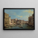 Le Grand Canal à Venise du Palazzo Flangini au Campo San Marcuola - Canaletto — oprawiony obraz na ścianie