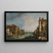 Le Grand Canal à Venise avec le Palazzo Corner Ca'Grande - Canaletto — oprawiony obraz na ścianie