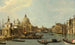 Wenecja L'embouchure du Grand Canal depuis l'est - Canaletto — widok dzieła