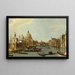 Wenecja L'embouchure du Grand Canal depuis l'est - Canaletto — oprawiony obraz na ścianie