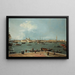 Wenecja, Bazynek San Marco z San Giorgio Maggiore - Canaletto — oprawiony obraz na ścianie