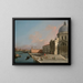 Wenecji, Wielki Kanał widziany na wschód z Santa Maria della Salute - Canaletto — oprawiony obraz na ścianie