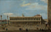 Wenecja Piazzetta patrząc na zachód z Libreria - Canaletto — widok dzieła