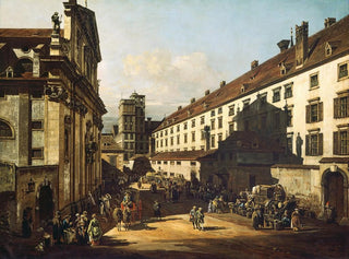 Kościół dominikański w Wiedniu - Canaletto — widok dzieła