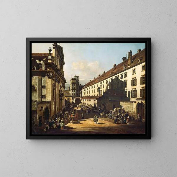 Kościół dominikański w Wiedniu - Canaletto — oprawiony obraz na ścianie