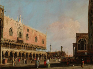 Widok na Piazzetta San Marco na południe - Canaletto — widok dzieła